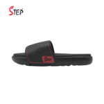 Step ARRIV men's slide sandal in red - outer side profile view - Sandal n Shoe - Trade