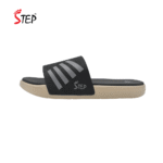 Step BARE men's slide sandal in ash - outer side profile view - Sandal n Shoe - Trade