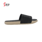 Step BARE men's slide sandal in ash - inner side view - Sandal n Shoe - Trade