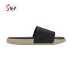 Step BARE men's slide sandal in red - inner side view - Sandal n Shoe - Trade