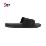Step BRICE men's slide sandal in black - inner side view - Sandal n Shoe - Trade