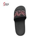 Step ENNUI men's slide sandal in black - top-down footbed view - Sandal n Shoe - Trade
