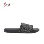 Step FENRO men's slide sandal in ash - outer side profile view - Sandal n Shoe - Trade