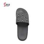Step FENRO men's slide sandal in ash - pair front view - Sandal n Shoe - Trade