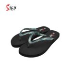 Step GO GIRL RASIN 26 women's flip-flop slipper in pest resin - pair front view - Sandal n Shoe - Trade