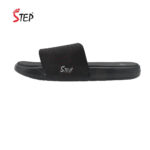 Step HARVEY men's slide sandal in red - outer side profile view - Sandal n Shoe - Trade