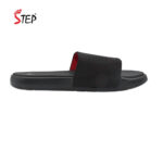 Step HARVEY men's slide sandal in red - inner side view - Sandal n Shoe - Trade