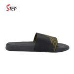 Step HELORIXX men's slide sandal in olive - inner side view - Sandal n Shoe - Trade