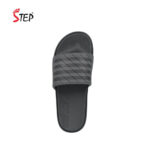 Step KYLO men's slide sandal in ash - top-down footbed view - Sandal n Shoe - Trade