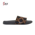 Step PORTER men's slide sandal in tan - outer side profile view - Sandal n Shoe - Trade