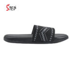 Step REID men's slide sandal in ash - inner side view - Sandal n Shoe - Trade