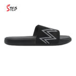 Step RICKEY 2 men's slide sandal in ash - inner side view - Sandal n Shoe - Trade