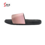 Step ROSELET women's slide sandal in pink - outer side profile view - Sandal n Shoe - Trade