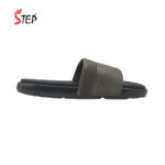Step SHOWN men's slide sandal in olive - inner side view - Sandal n Shoe - Trade