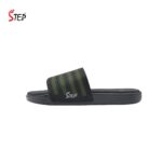 Step SOLIX men's slide sandal in green - outer side profile view - Sandal n Shoe - Trade