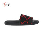 Step STEYAN men's slide sandal in red - inner side view - Sandal n Shoe - Trade