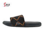 Step STEYAN men's slide sandal in tan - outer side profile view - Sandal n Shoe - Trade
