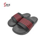 Step TRICKSTER 2 men's slide sandal in red - pair front view - Sandal n Shoe - Trade