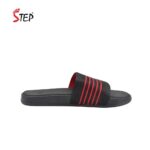 Step TRICKSTER 2 men's slide sandal in red - outer side profile view - Sandal n Shoe - Trade