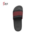 Step TRICKSTER 2 men's slide sandal in red - top-down footbed view - Sandal n Shoe - Trade