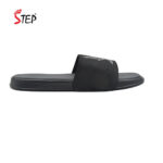 Step VILLERS men's slide sandal in ash - inner side view - Sandal n Shoe - Trade