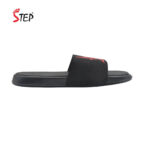 Step VILLERS men's slide sandal in red - inner side view - Sandal n Shoe - Trade